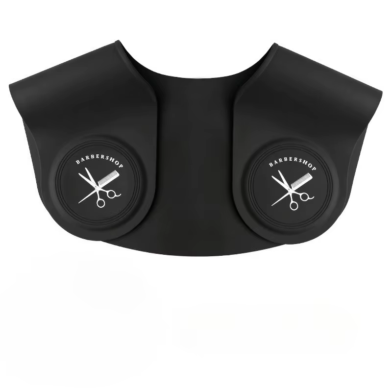 Cape de coiffure imperméable en silicone avec col ajustable pour la coloration et le coiffage des ch