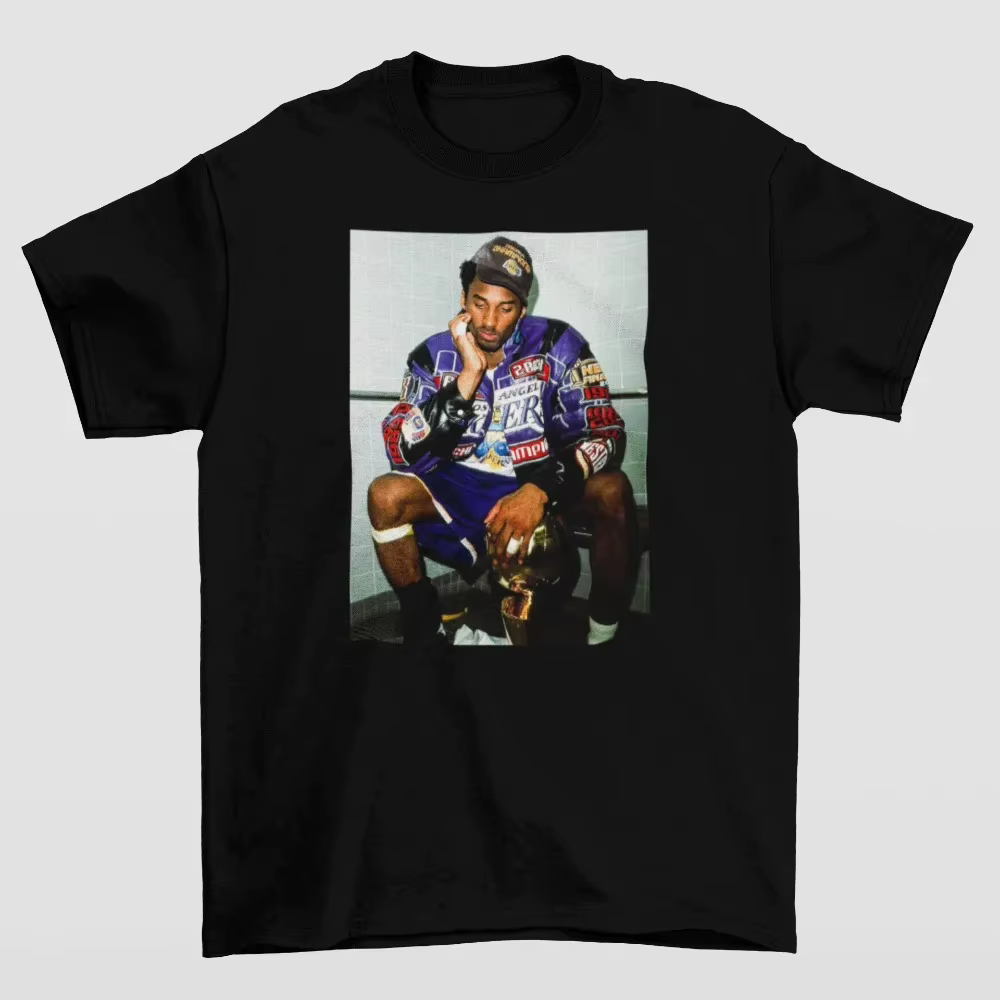 T-shirt Kobe Bryant Vintage Basketball 2026 – Maillot de Championnat des Finales – Tee-shirt Rétro p