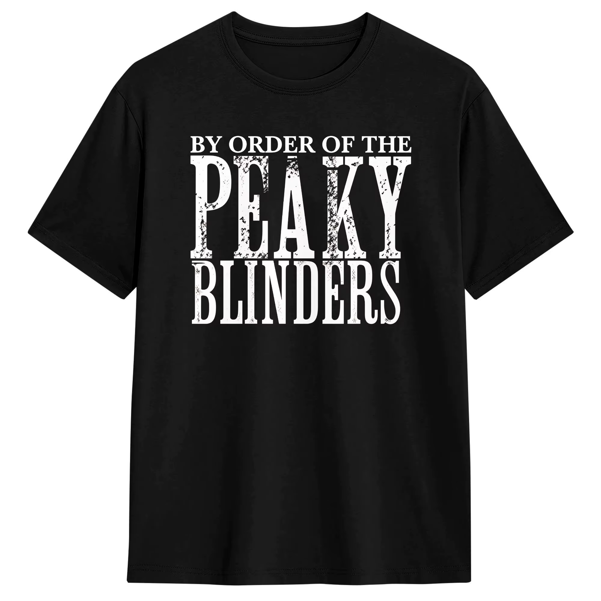 T-shirt de la série télévisée Peaky Blinders, t-shirts d'été hip-hop pour hommes, en coton, col rond