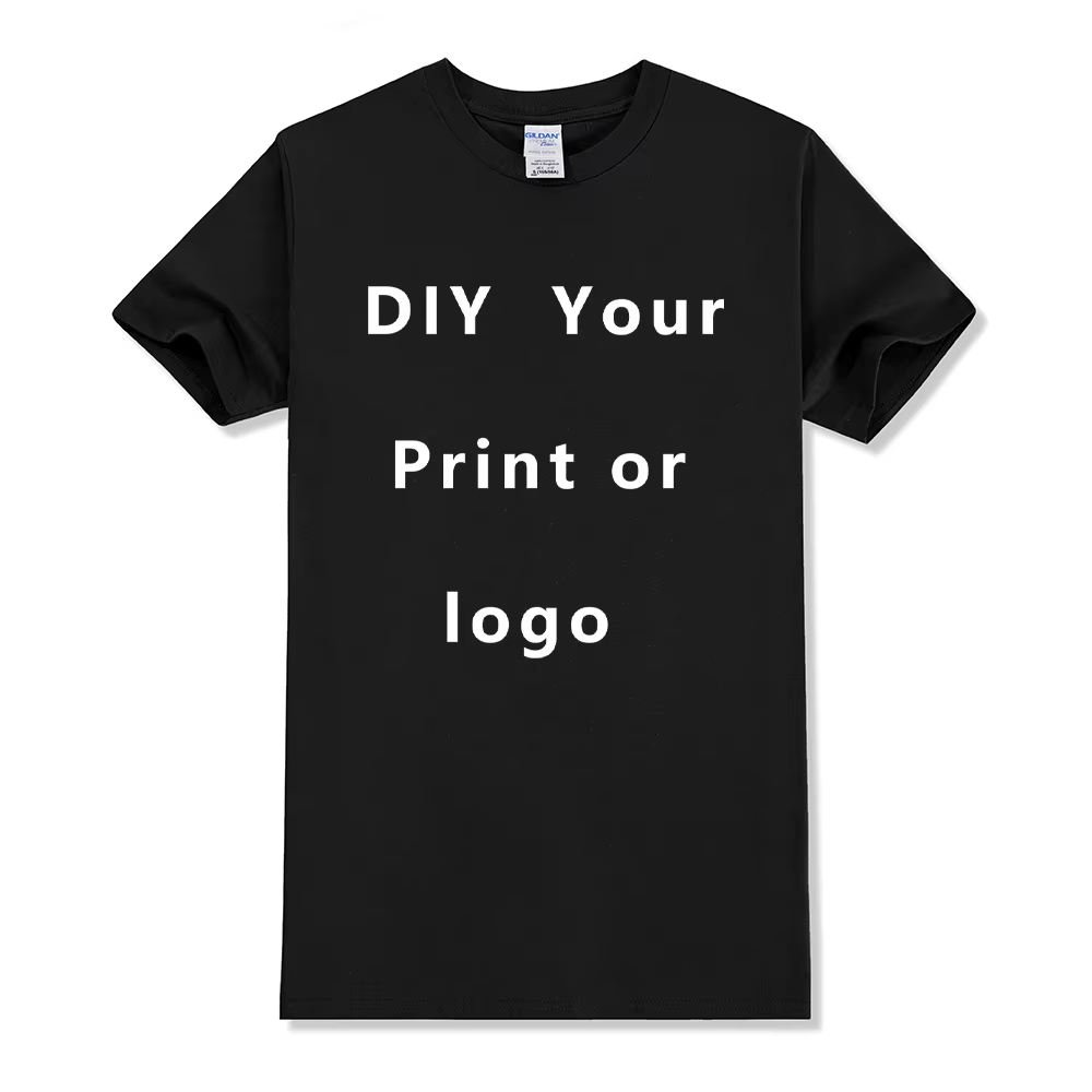 Taille ue 100% coton t-shirt personnalisé faire votre conception Logo texte hommes femmes imprimer c