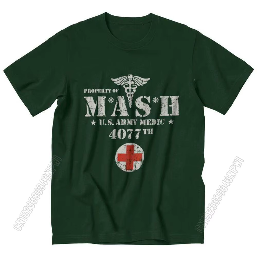 Vintage Mash émission de télévision hommes T-Shirt 100% coton T-Shirt t-shirts d'été cadeau femmes u