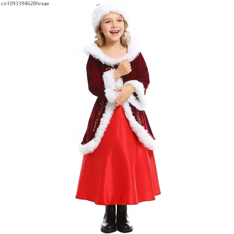 Costume de noël Parent-enfant, Costume de noël en famille, père noël, fête du nouvel an, Cosplay pou