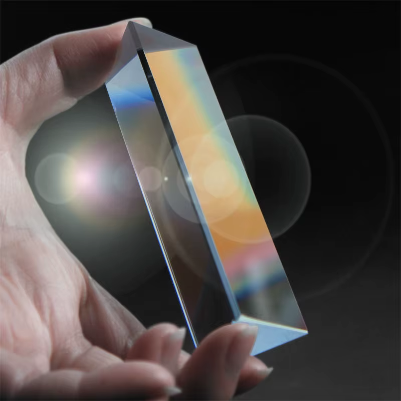 Prisme en Verre Arc-en-ciel pour Photographie, Équipement Expérimental Optique pour Étudiant