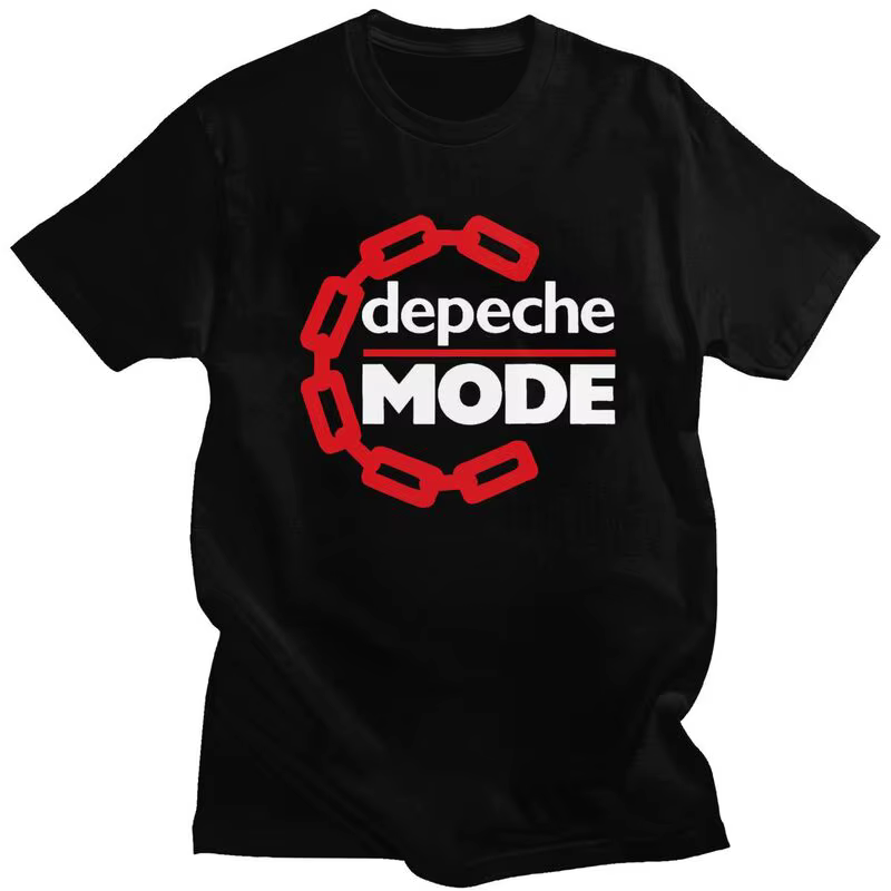 Personnalisé D-Depeche Mode Cool électronique Rock T-shirt hommes manches courtes pur coton T-shirt 
