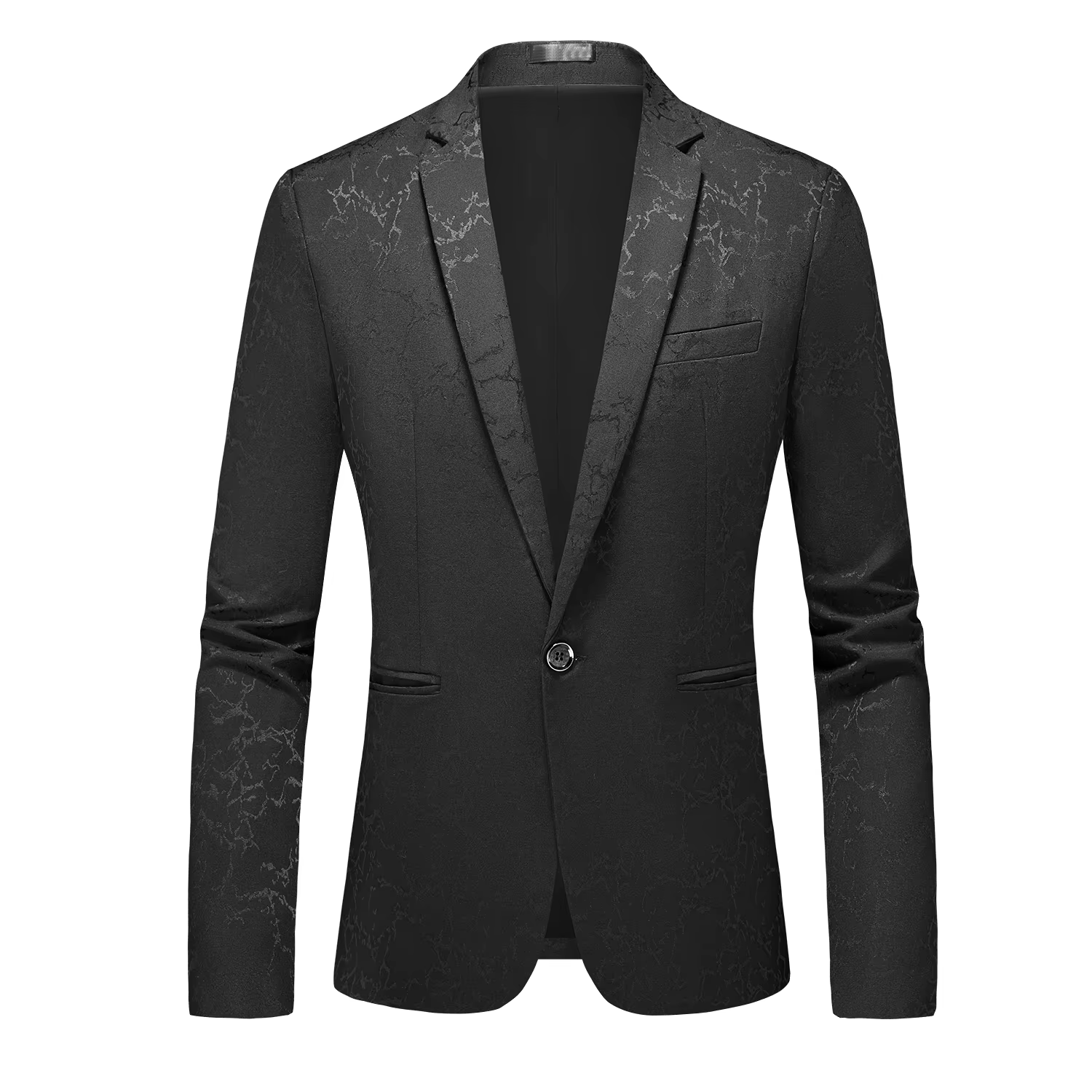 Blazer Homme de Marque Haut de Gamme Couleur Unie pour Affaires Décontractées, Mariage et Cérémonie 
