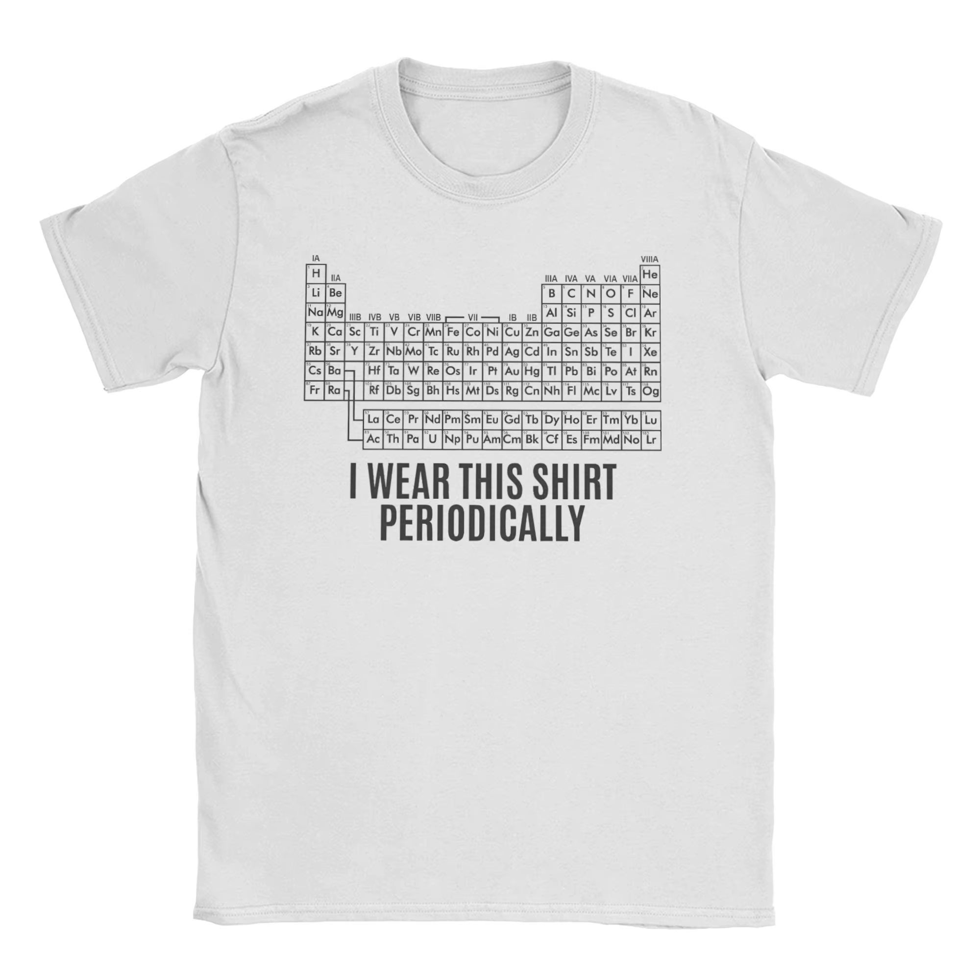 T-shirt unisexe « I Wear This Shirt Periodically » du film Project Hail Mary 2026, en pur coton, sty