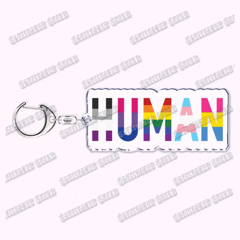 Porte-clés dinosaure arc-en-ciel Gay Pride, porte-clés bijoux, pendentif coeur, accessoires de sac, 