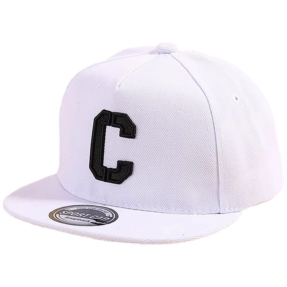 Casquette Snapback pour enfants, chapeau de baseball à bord plat avec lettres brodées pour enfants, 