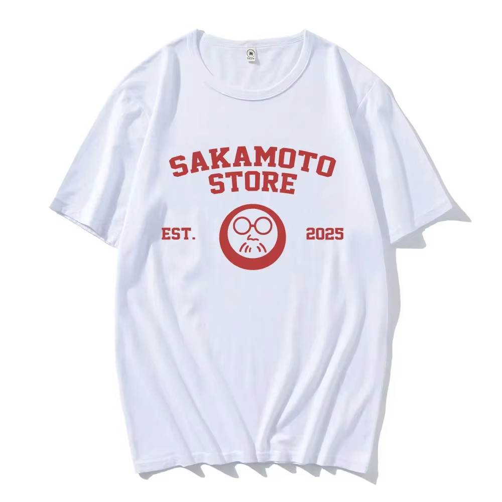 Sakamoto Store EST 2025 t-shirts dessin animé Manga Sakamoto jours impression T-shirt à manches cour