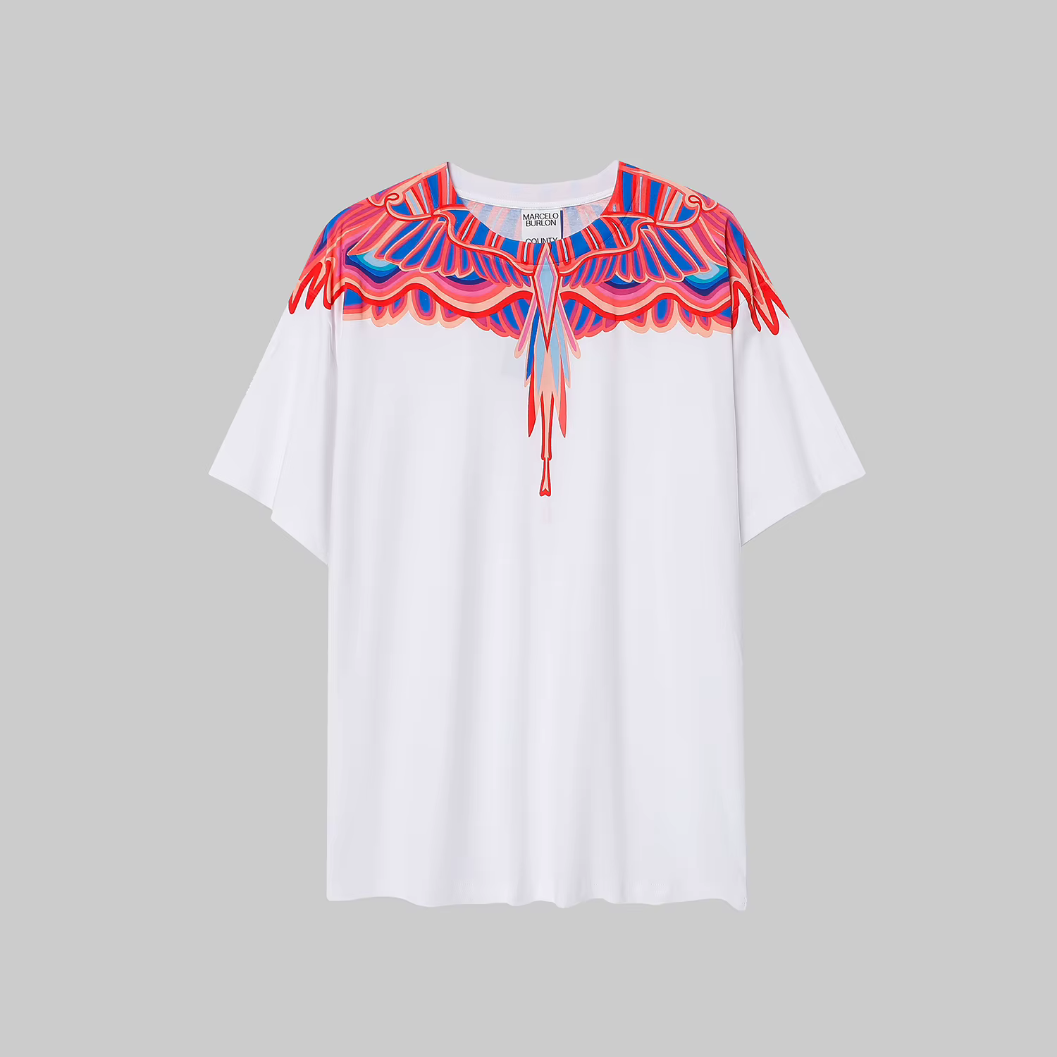Marcelo Burlon MB marque ailes imprimer T-Shirts de haute qualité hommes femmes T-Shirt à séchage ra