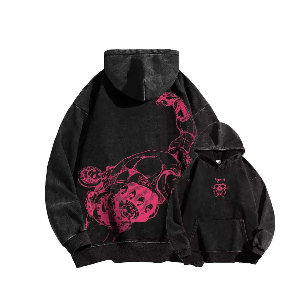 JoJo's Bizarre Adventure vêtements Kira Yoshikage graphique à capuche hommes sweat à capuche en coto