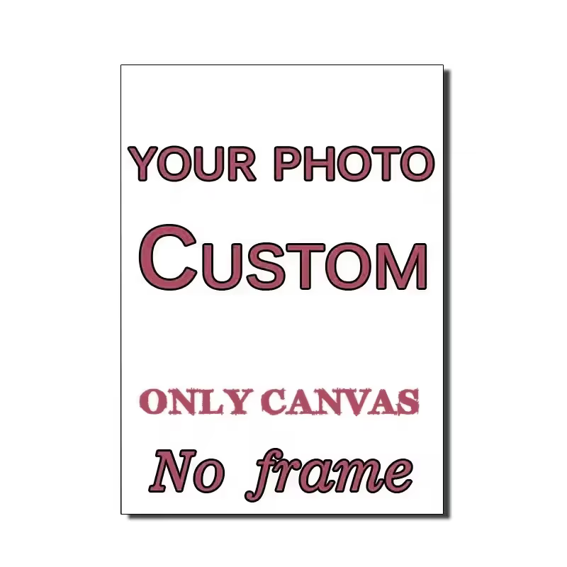 Impression sur toile photo sans cadre personnalisée, imprimez n'importe quelle photo que vous souhai
