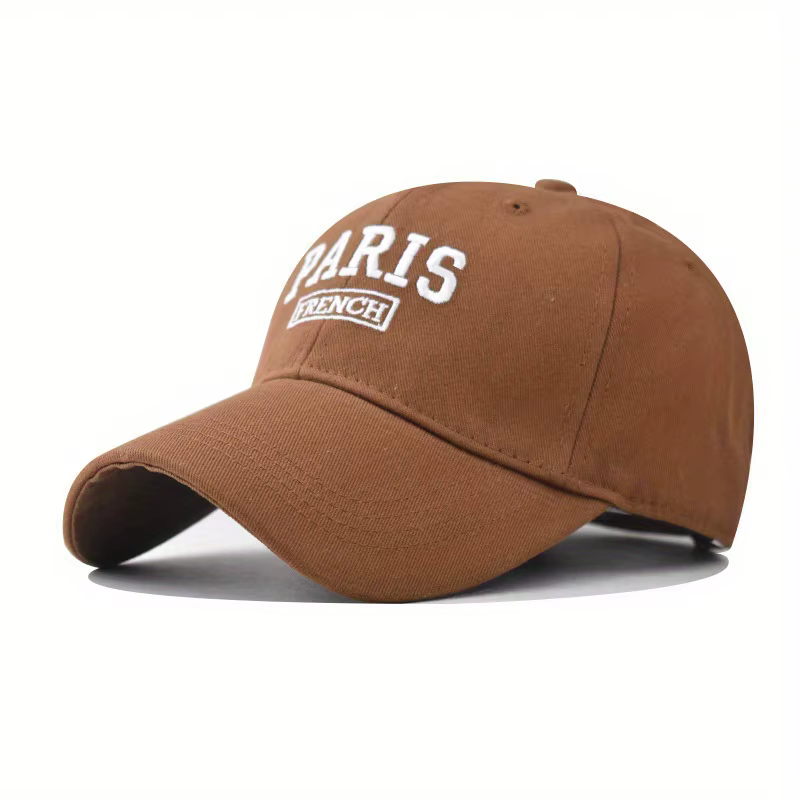 Casquette de baseball unisexe brodée New Paris, casquette à visière trois dimensions pour l'extérieu
