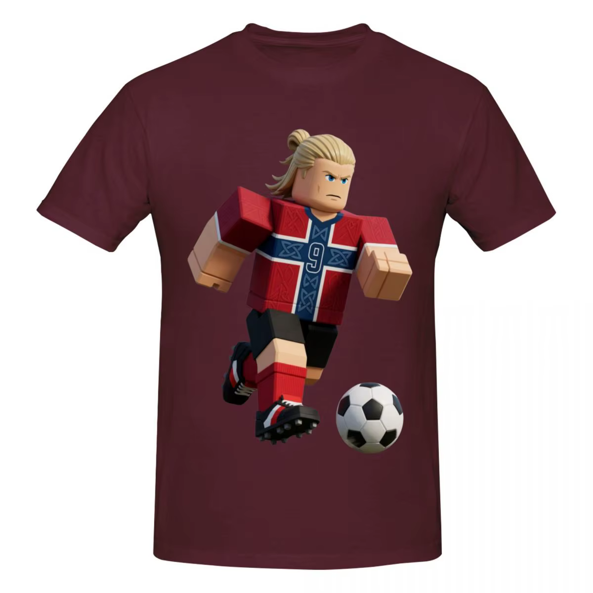 Erling Haaland T-shirts vintage au design amusant, graphiques Y2K Pops, en coton, pour hommes et fem