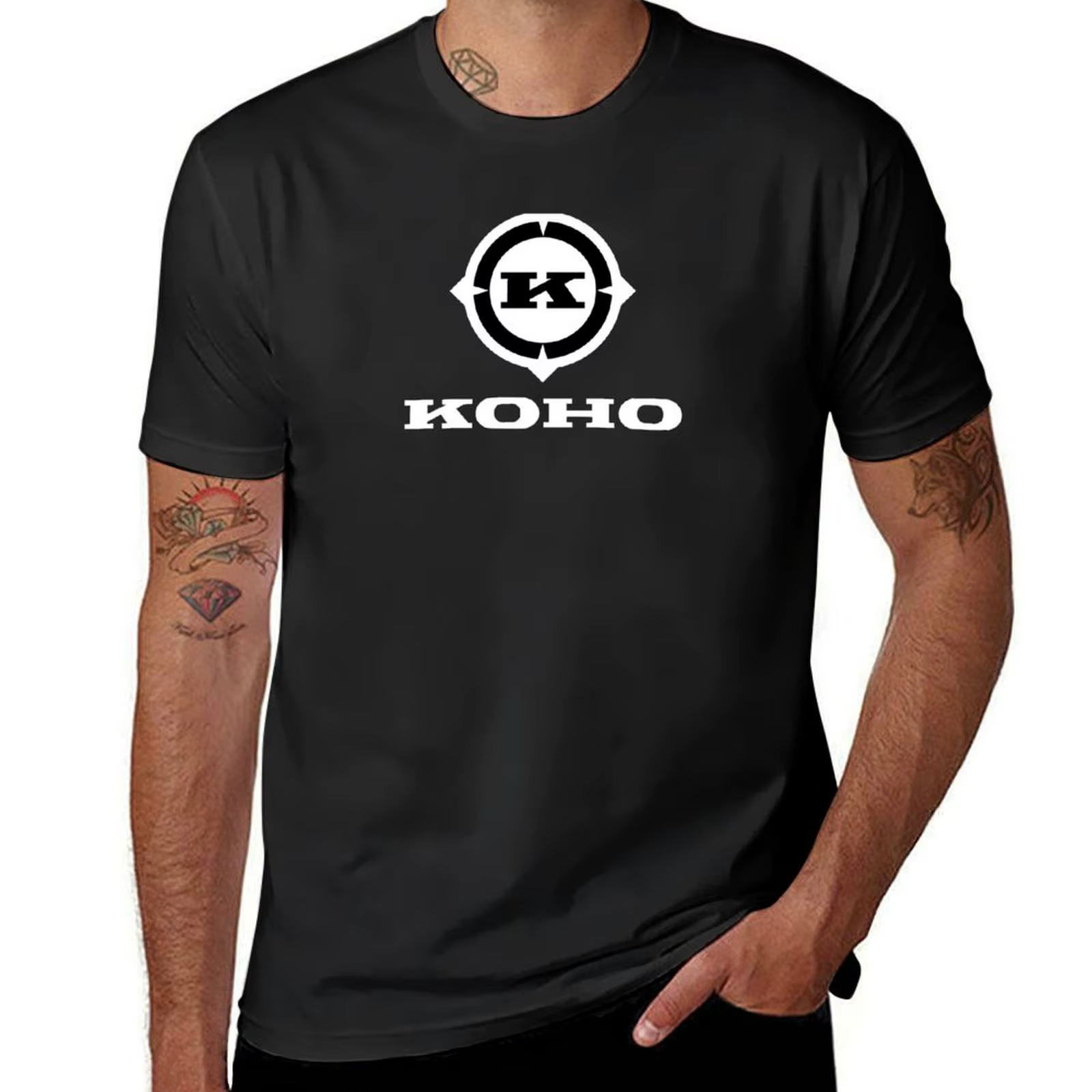 Koho Hockey Retro Logo T-Shirt, Vêtements Kawaii, Blouse pour Garçon, T-shirt HeavyFriendmen, 2