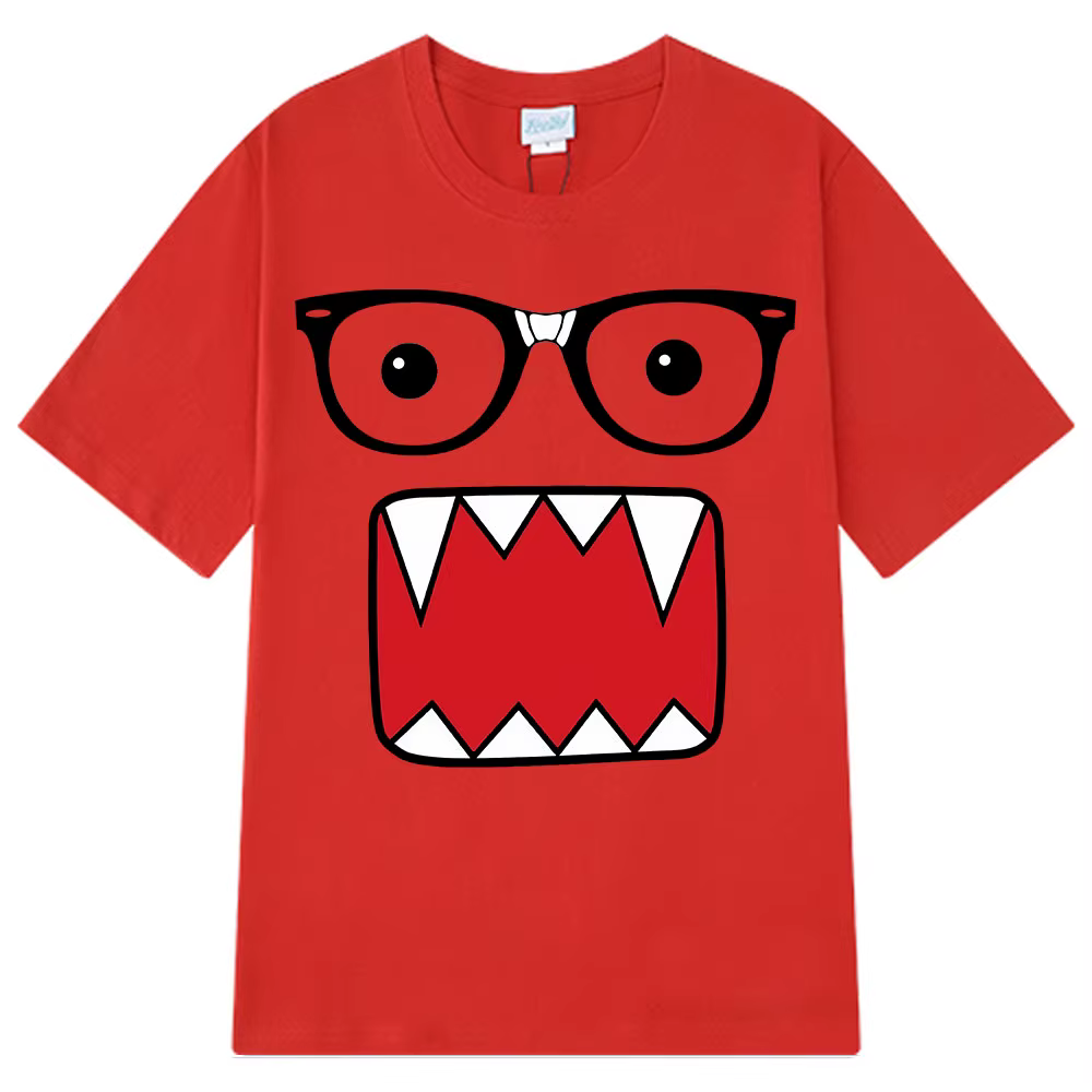 Domo Kun drôle humoristique mode T-Shirts hommes femmes 100% coton T-Shirts décontractés Harajuku à 