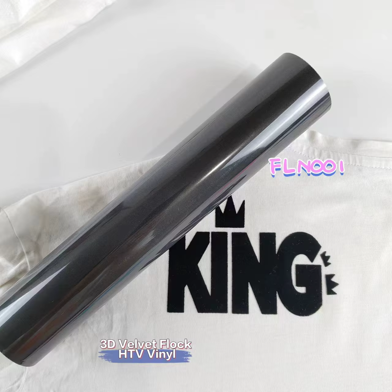 CHEONET HTV - Vinyle thermocollant en velours floqué pour machines de découpe, film vinyle pour lett