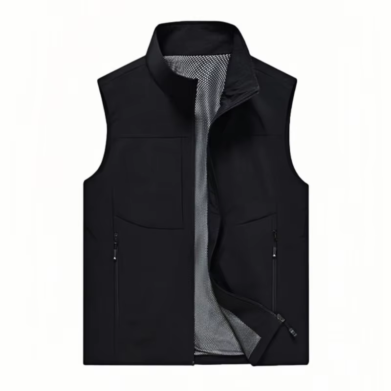 Gilets pour hommes décontracté hiver polaire gilets chauds mode gilets thermiques vestes sans manche
