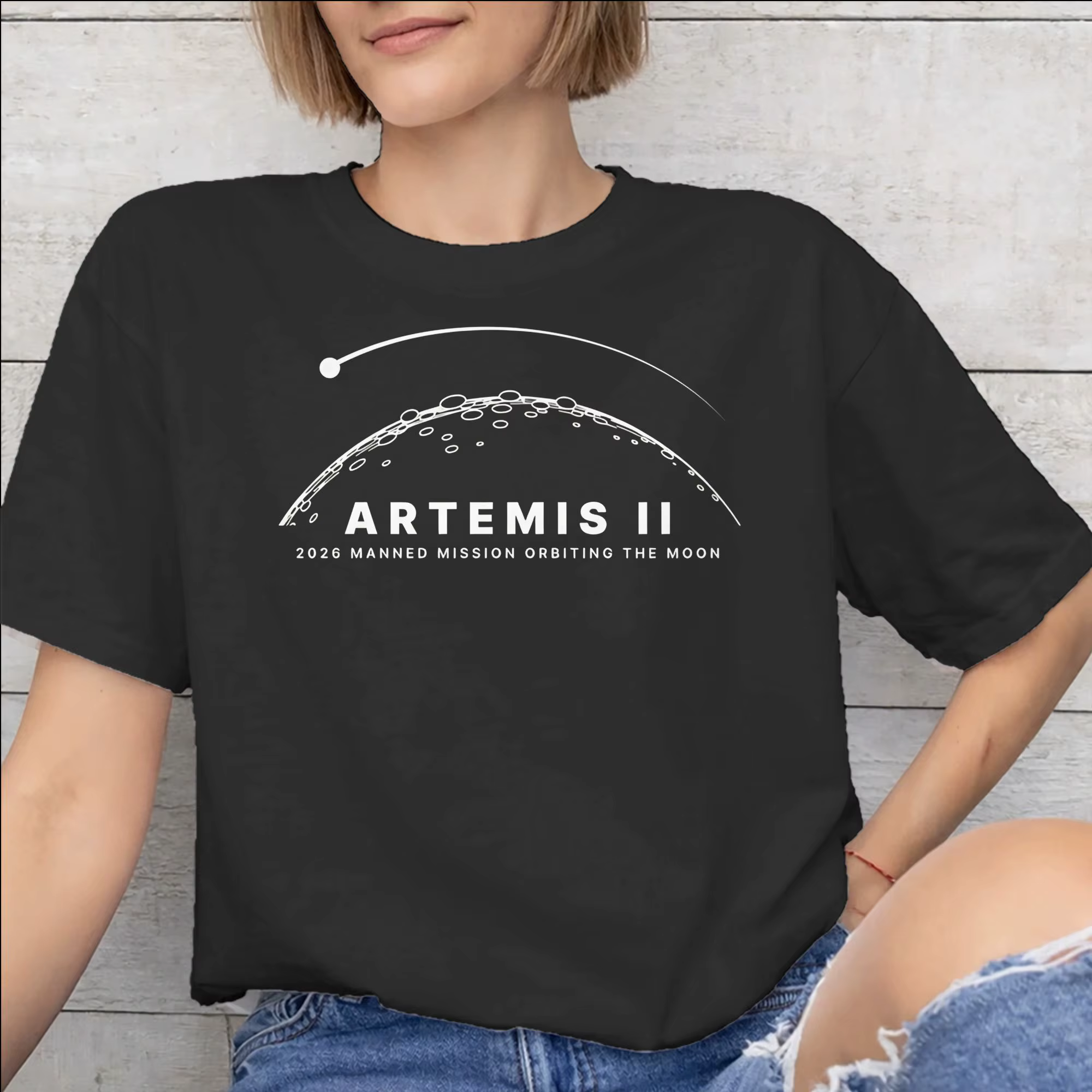 T-shirt Artemis II Mission To The Moon 2026 Artemis 2 pour hommes et femmes, t-shirts à la mode d'ét