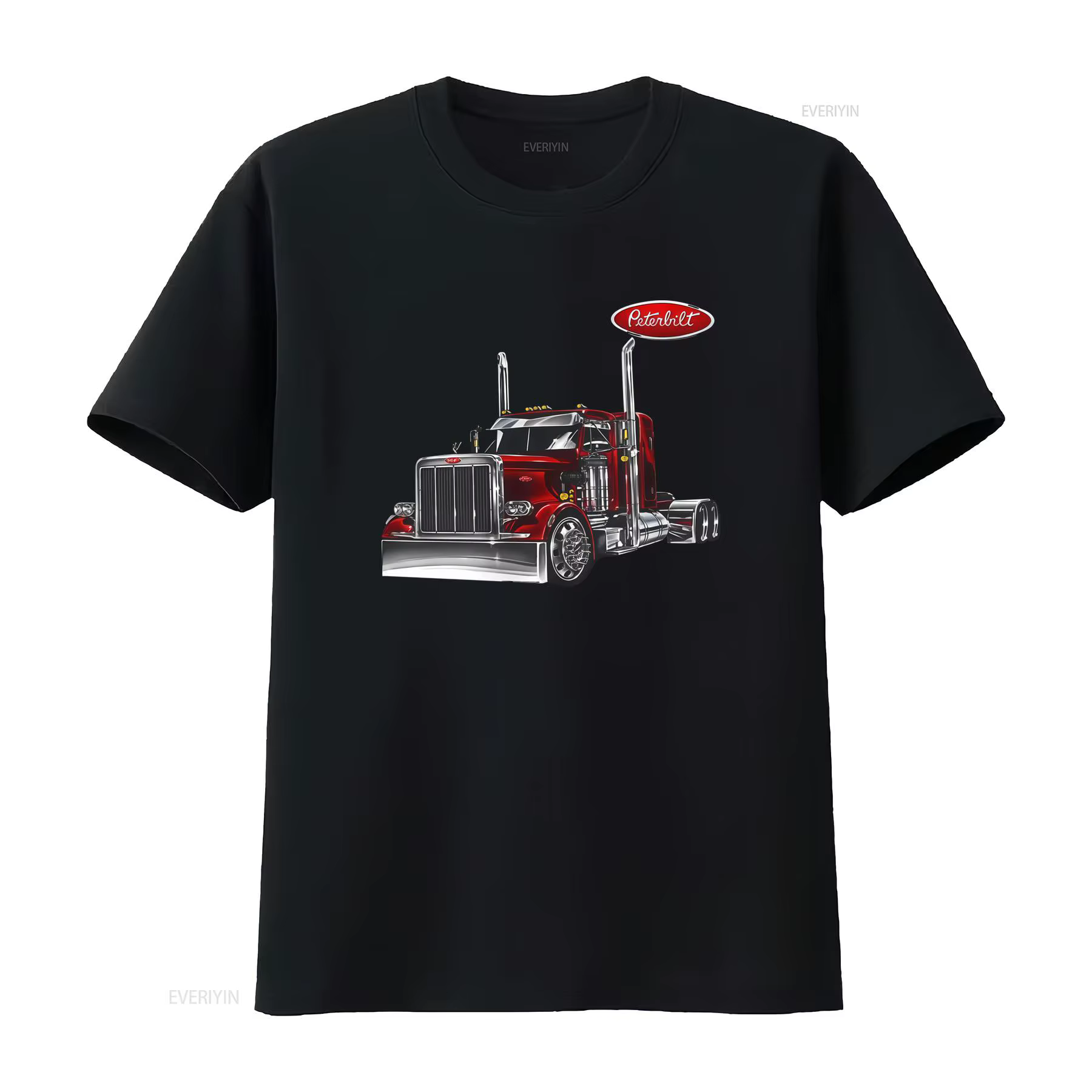 T-shirt Peterbilt pour les fans de camions, idée parfaite, style vintage délavé, décontracté, pour t