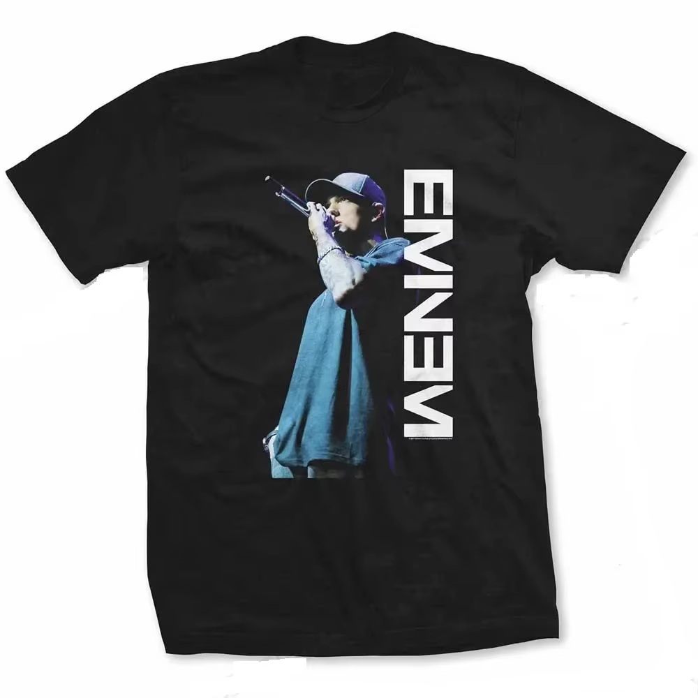 Célèbre rappeur Eminem t-shirt hommes mode T-shirts TKids Hip Hop hauts T-shirts femmes t-shirt Rock