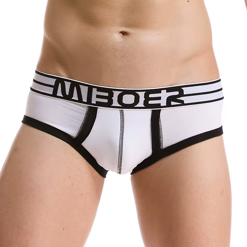 Sous-vêtements pour hommes, caleçons en coton respirants, taille basse, extensibles, doux et confort