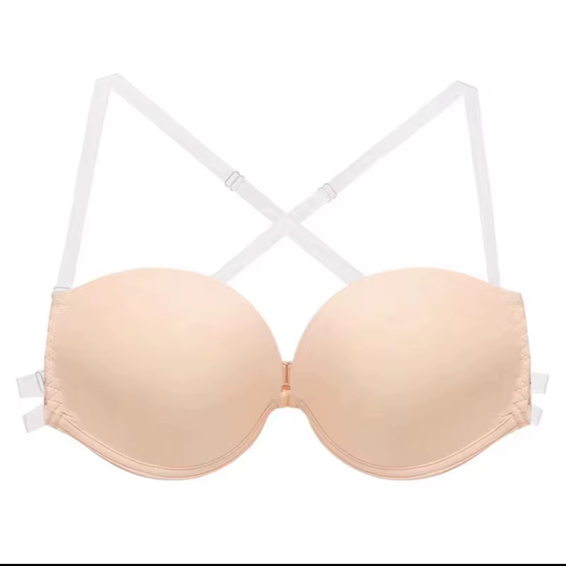 Soutien-gorge Push Up avec fermeture frontale, dos nu, Lingerie Sexy, Invisible, dos nu, sous-vêteme