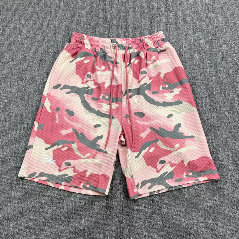 Patta sweat à capuche américain à la mode rouge Camouflage col rond sweats hommes femmes Vintage sur