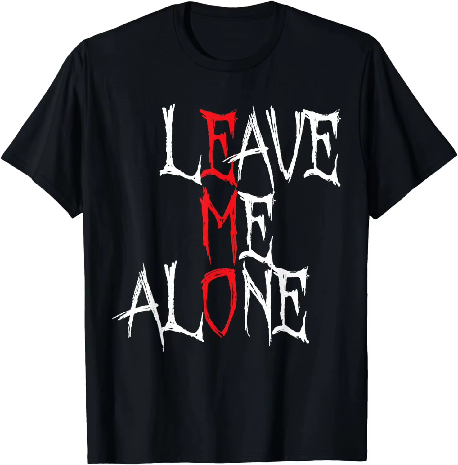 Laissez-moi tranquille |   Vêtements Emo |   Fan de musique Emo Emocore |   T-shirt Emo pour hommes 