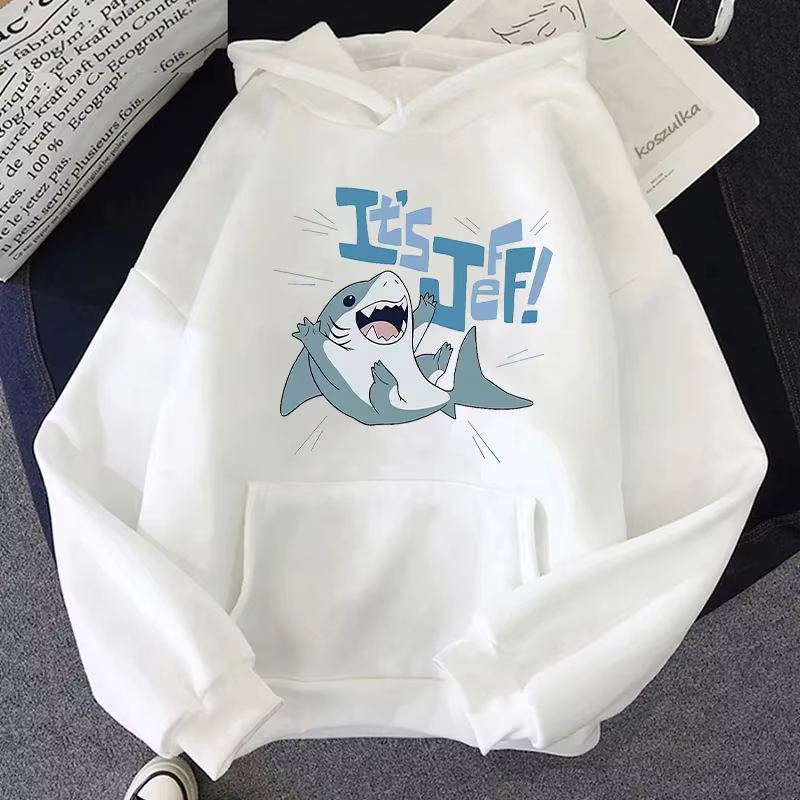 Jeff The Landshark Meme nouveau imprimé hommes vêtements pour adultes amusant Harajuku esthétique mo