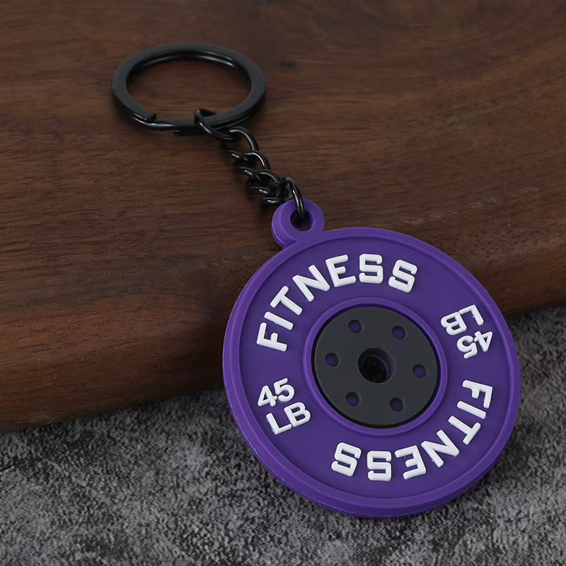 Porte-clés d'équipement de Fitness tendance pour femmes, avec breloque mignonne, accessoire décorati