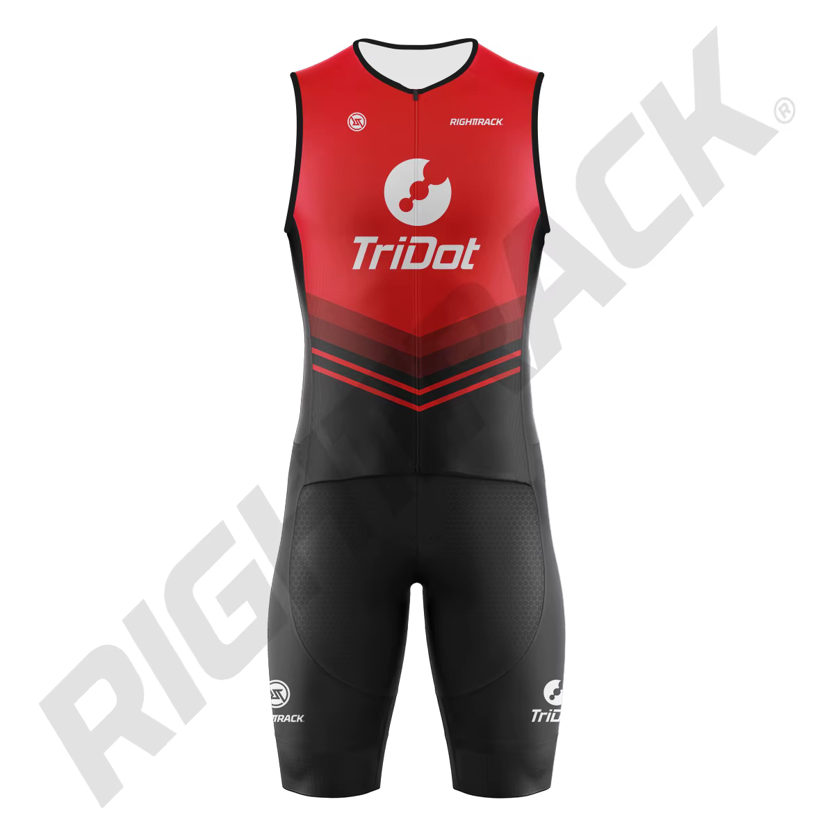 Combinaison unisexe Pro TriDot TriDuvet, Trisuit Racesuit, Natation, Cyclisme, Course à pied, Compét