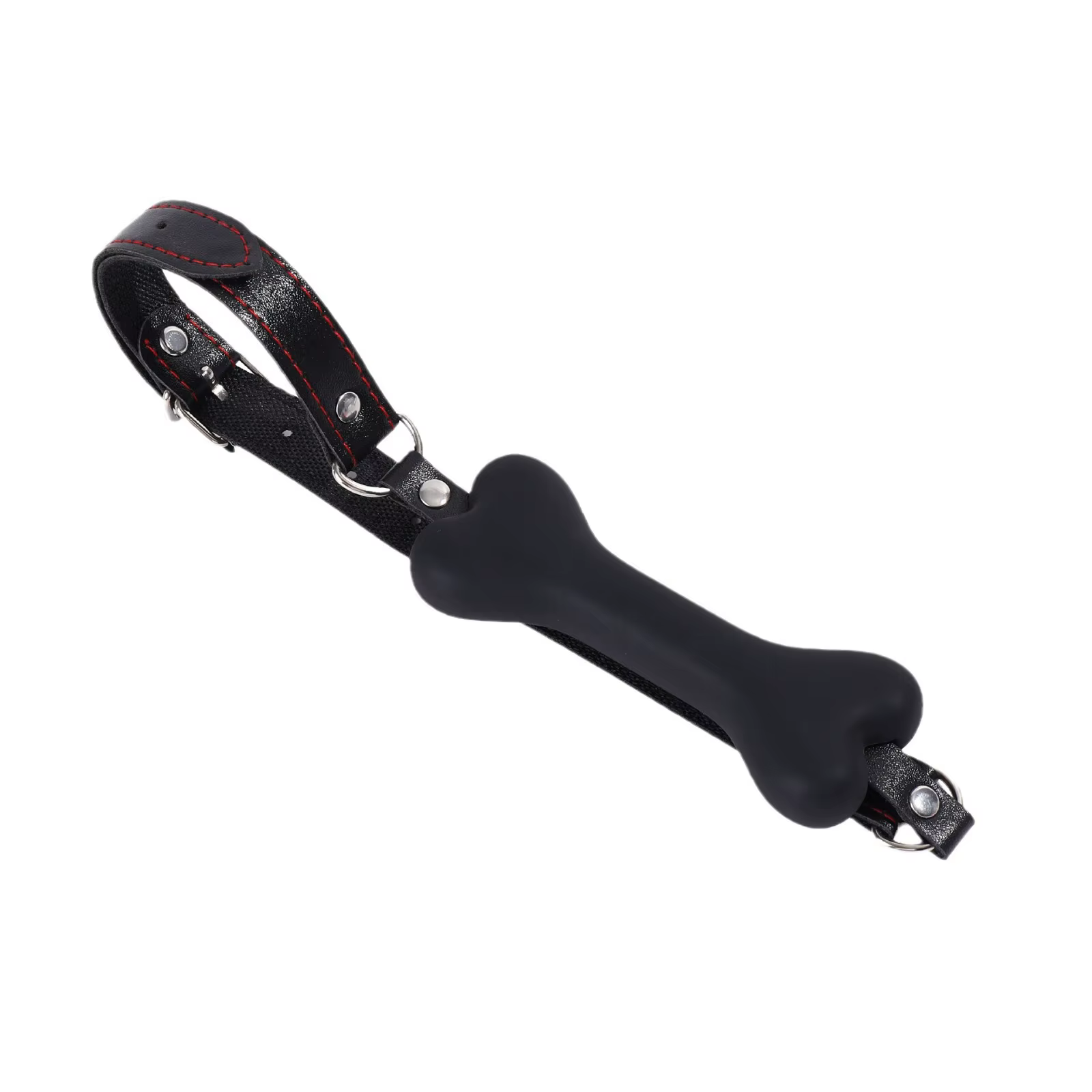 BDSM sexe harnais bouche jouets pour adultes Silicone chien os balle Gag bouche ouverte Gag balle Bd