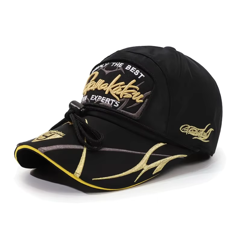 Casquette de baseball de pêche imperméable Gamakatsu en coton, protection solaire, avec clip, casque