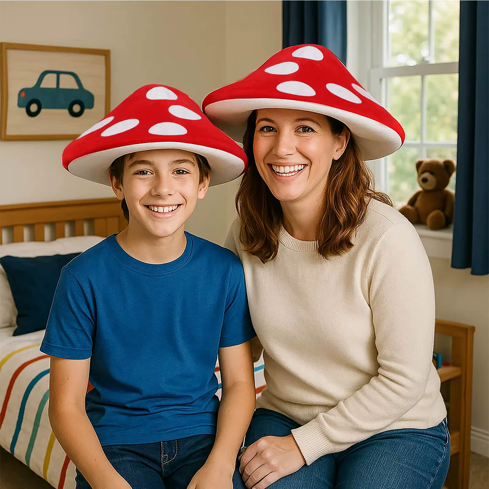 Chapeau champignon casquette drôle accessoire de Cosplay chapeau de fête casquette accessoires d'hal