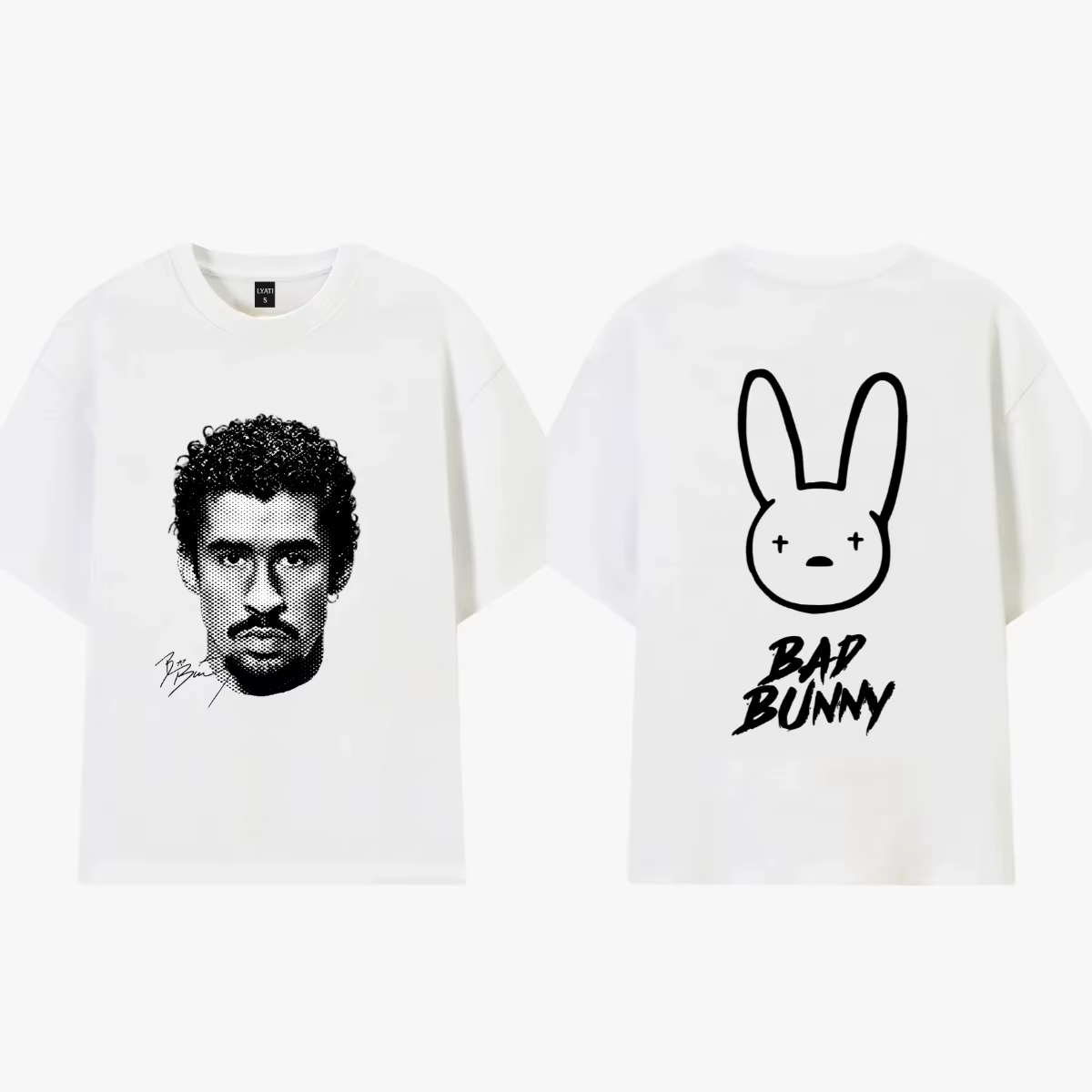 Bad Bunny DTMF Ablum T-shirt graphique hommes femmes surdimensionné Y2k coton lourd haute qualité St