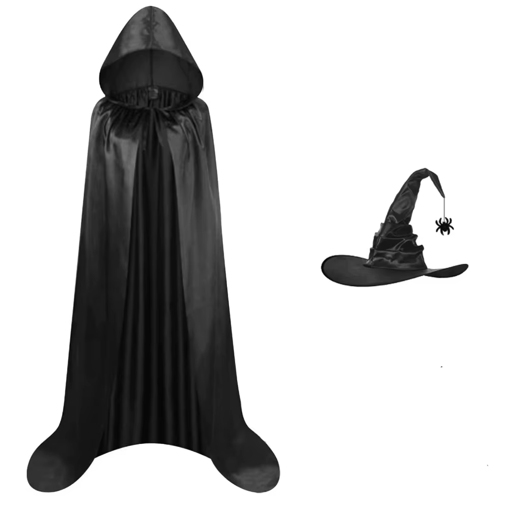 Chapeau de chauve-souris créatif, cape d'halloween, accessoires de fête amusants, Cape de faucheuse,