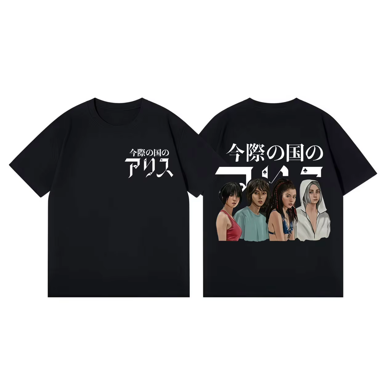 Alice en Borderland TV Play Merch T-shirt hommes femmes vêtements Harajuku mode T-shirts été décontr
