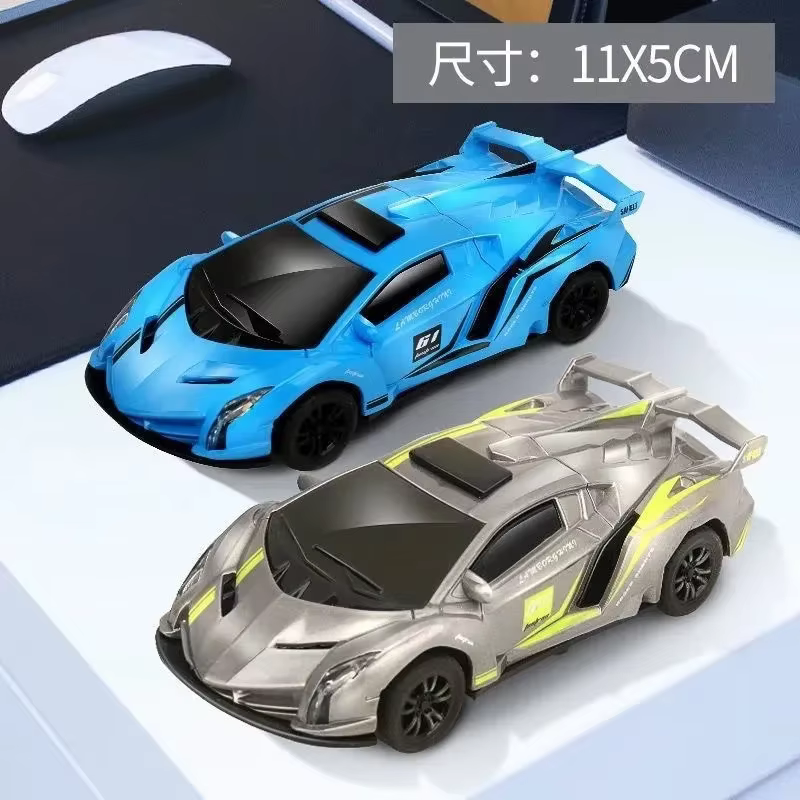 Voiture ferroviaire RC 1:43, accessoires, jouet, véhicule de piste de course électrique, Double bata