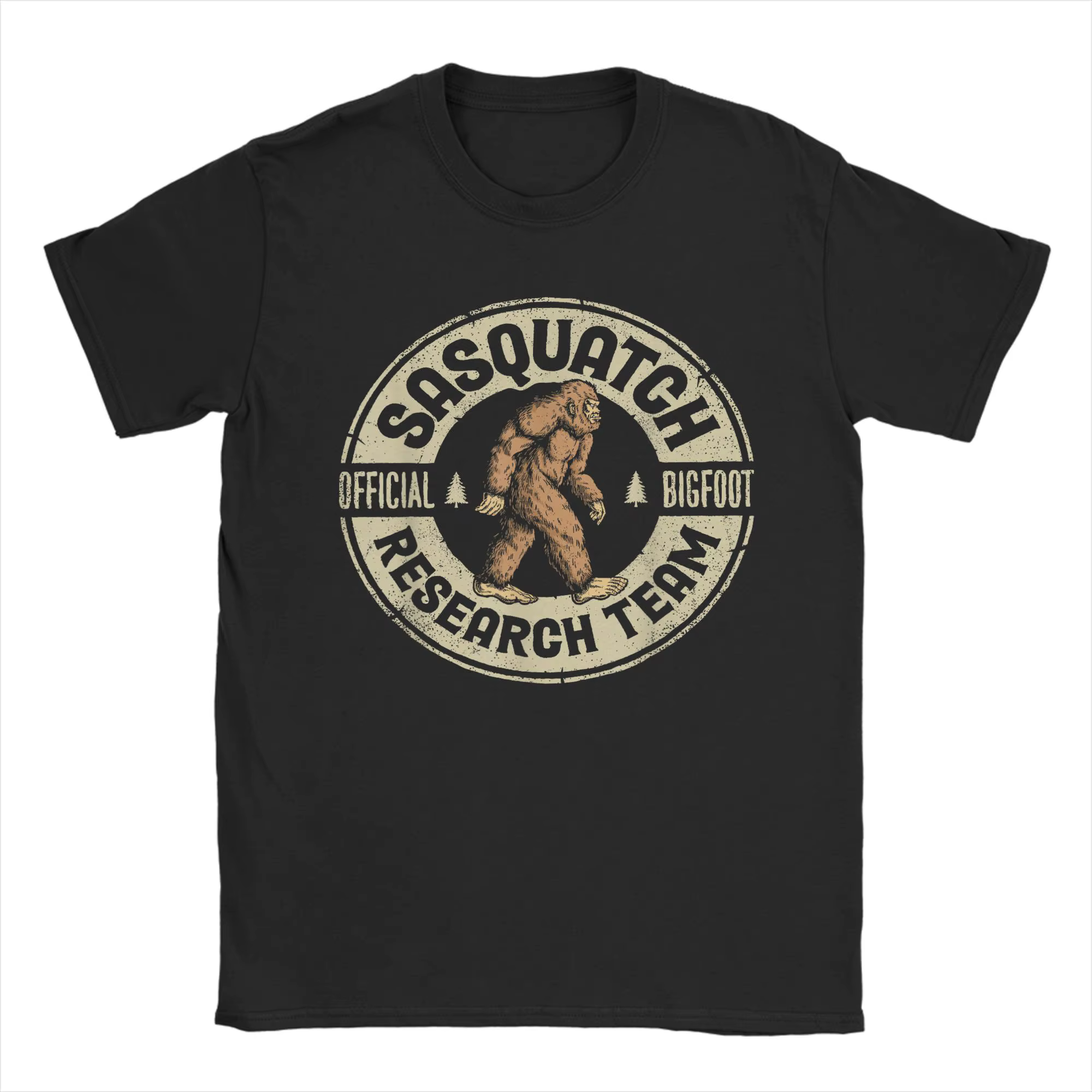 Streetwear t-shirt été Bigfoot équipe de recherche rétro Vintage Sasquatch t-shirts coton t-shirt po