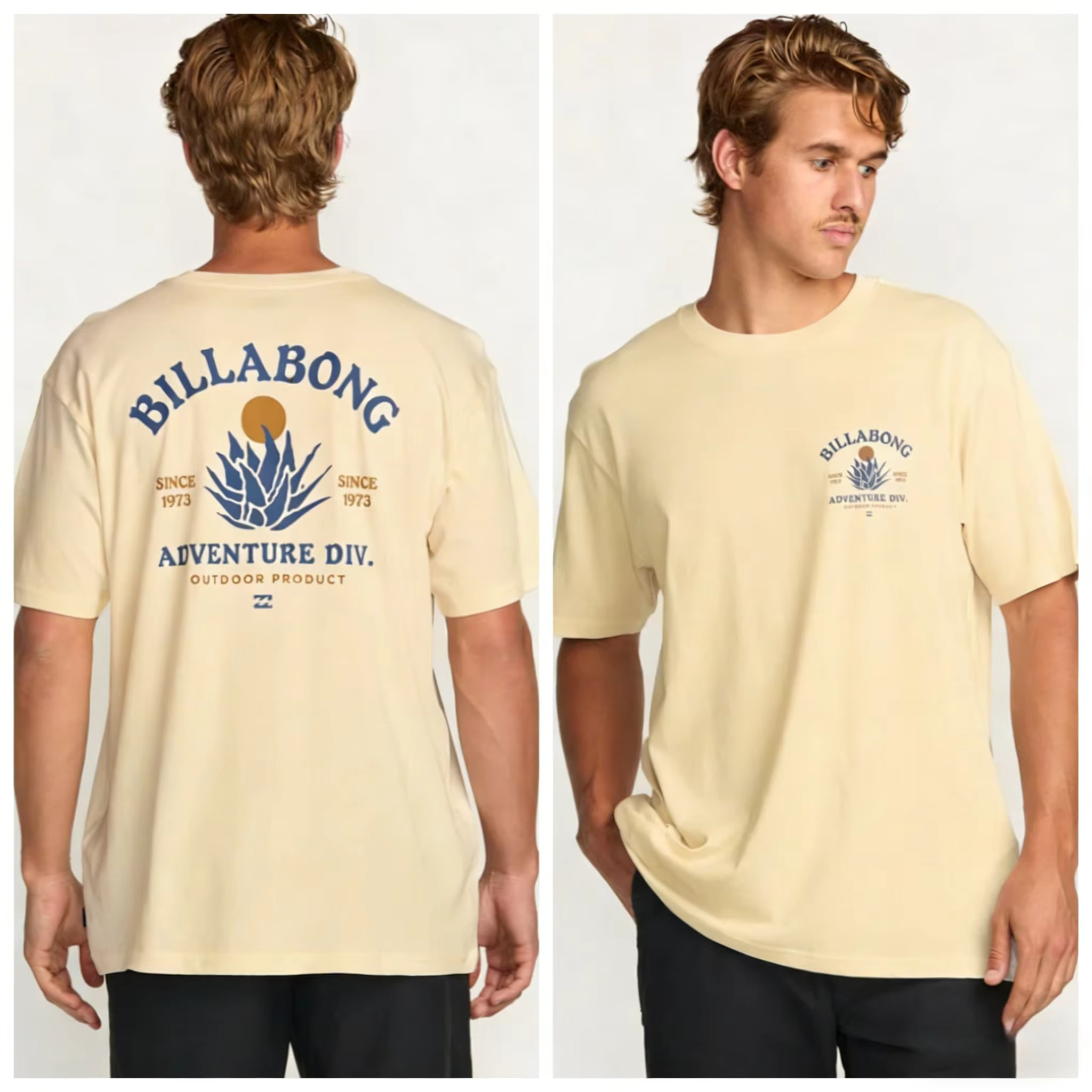 Billabong T-shirt décontracté en pur coton pour homme PRFOSports 2026 – Collection été – Vêtements p