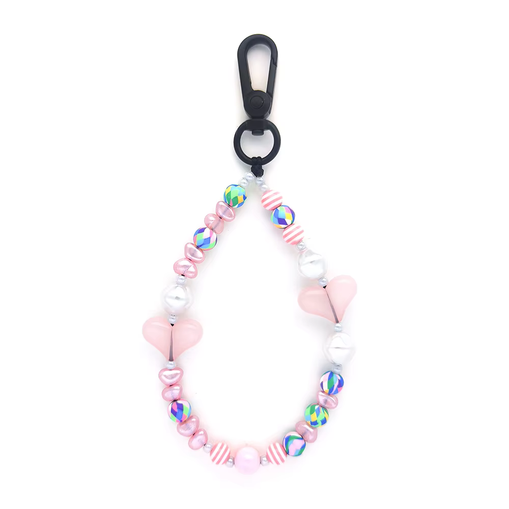 HERLOOK-Porte-clés Y2K pour femme, accessoires pour perles prédire, breloque de sac, cadeau de bijou