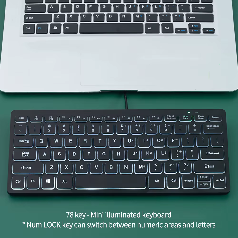 Clavier filaire Portable pour ordinateur Portable, Mini clavier externe, accessoires informatiques
