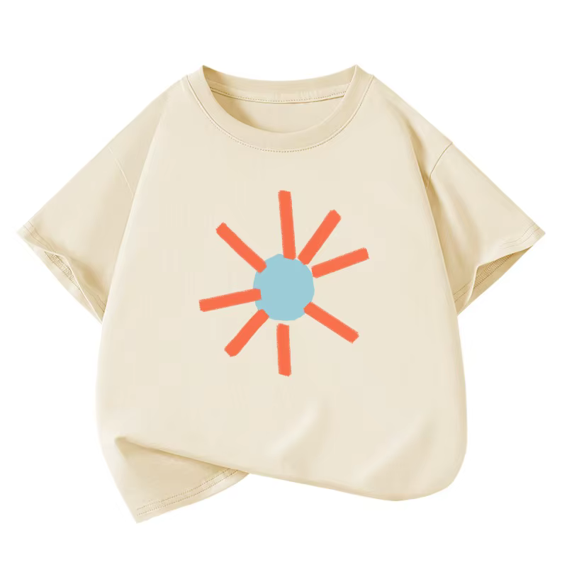 Garçons T-Shirts graphiques 2025 été nouveau coton à manches courtes T-Shirts pour filles décontract