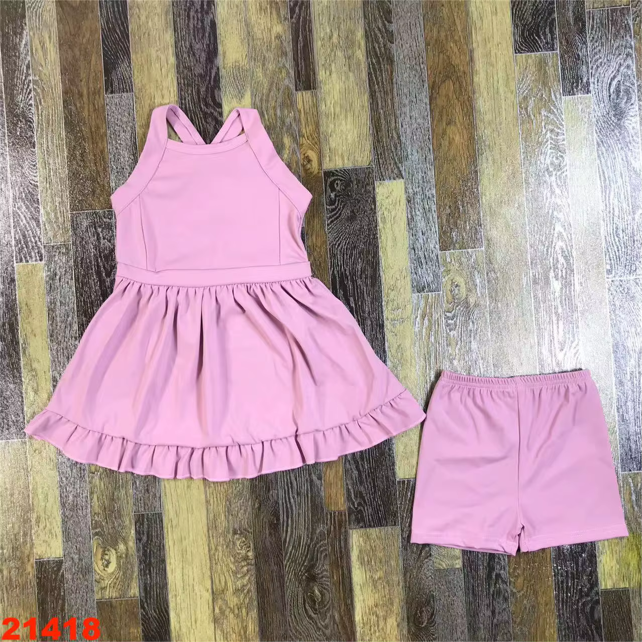 Tenue de tennis et de golf pour enfants, ensembles de robe et de short, vêtements d'entraînement de 