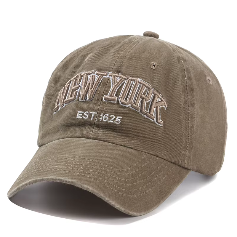 Casquette New York en coton délavé pour hommes et femmes, casquettes Snapback, casquettes de Basebal