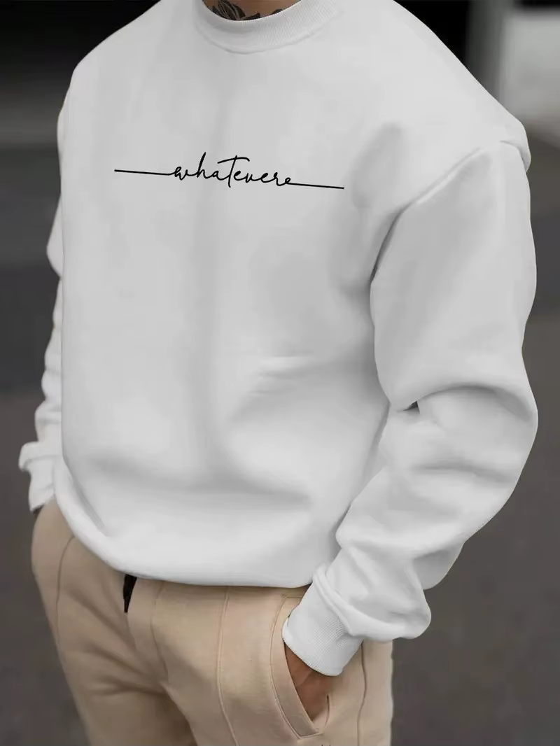 Le nouveau sweat à capuche à col rond pour hommes pour le printemps et l'automne 2025 présente une m