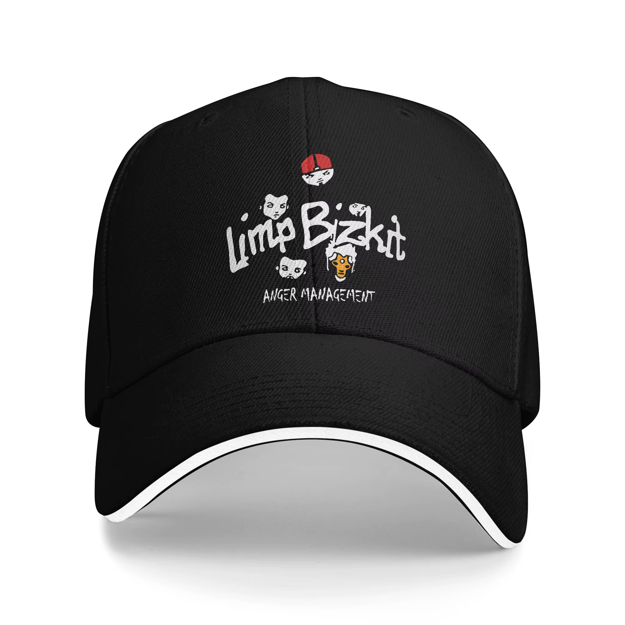 Casquette de baseball unisexe Limp Bizkit Album Graphic 2025 – Personnalisable avec logo, style Hip 