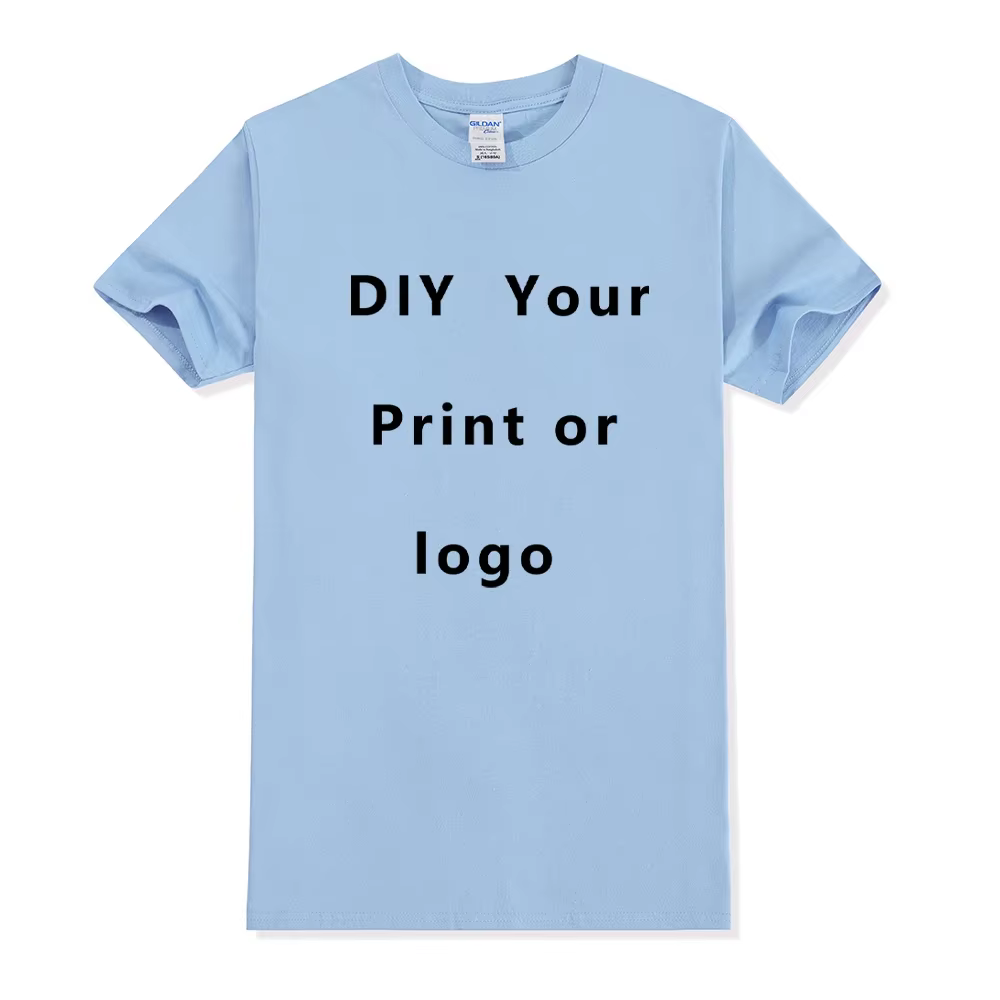 T-shirt personnalisé pour hommes et femmes, concevez votre propre logo, texte, Photo, devant et arri