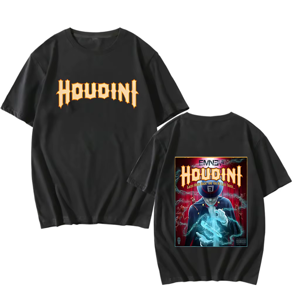 Eminem-T-shirt unisexe Song Houdini, vêtements Harajuku, coton vintage, t-shirts graphiques Y-Street